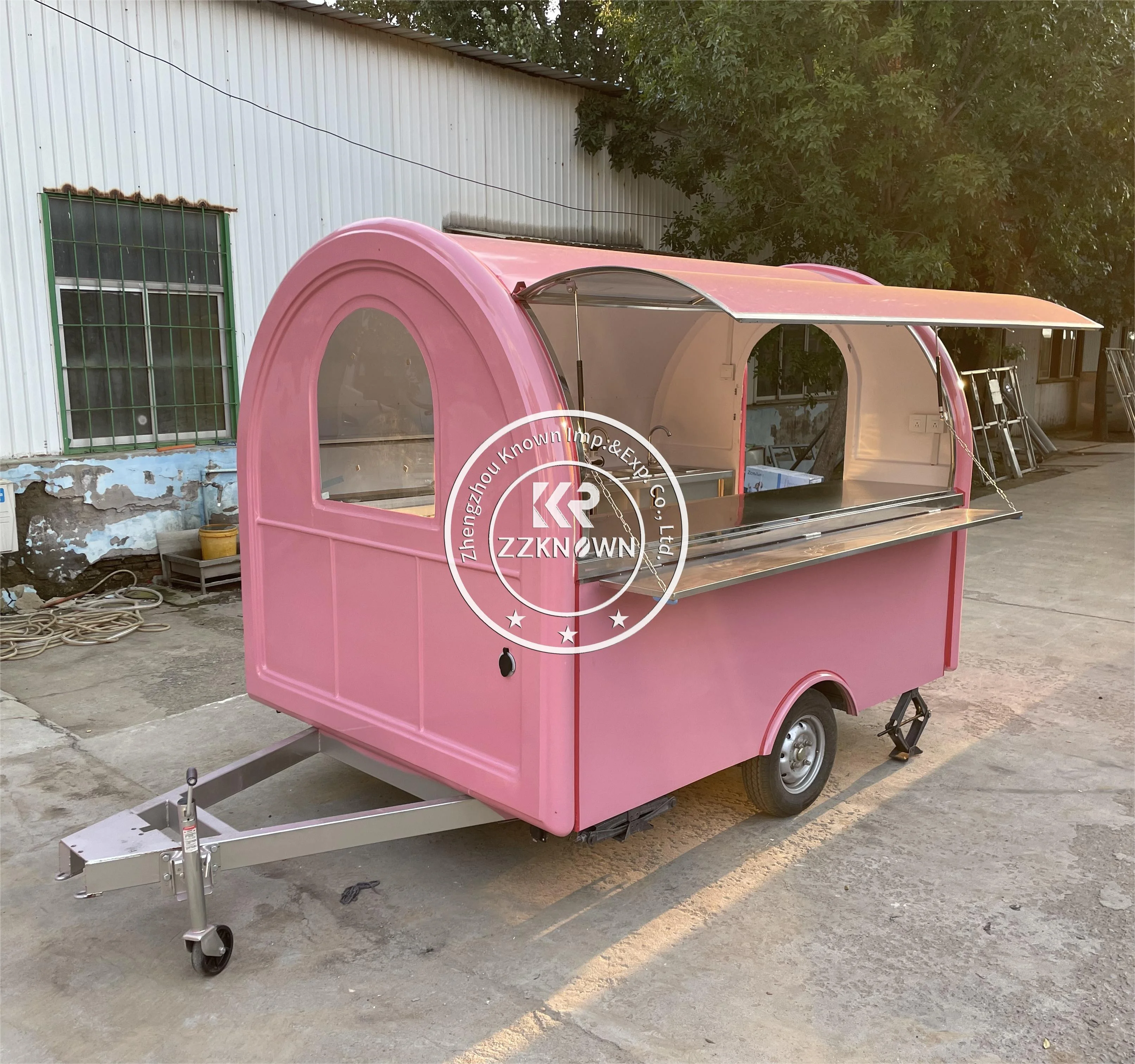 متعددة الوظائف القهوة الغذاء مقطورة عربة الغذاء الآيس كريم البسيطة تقديم الطعام شاحنة الولايات المتحدة الأمريكية القياسية المهنية CE و DOT المعتمدة