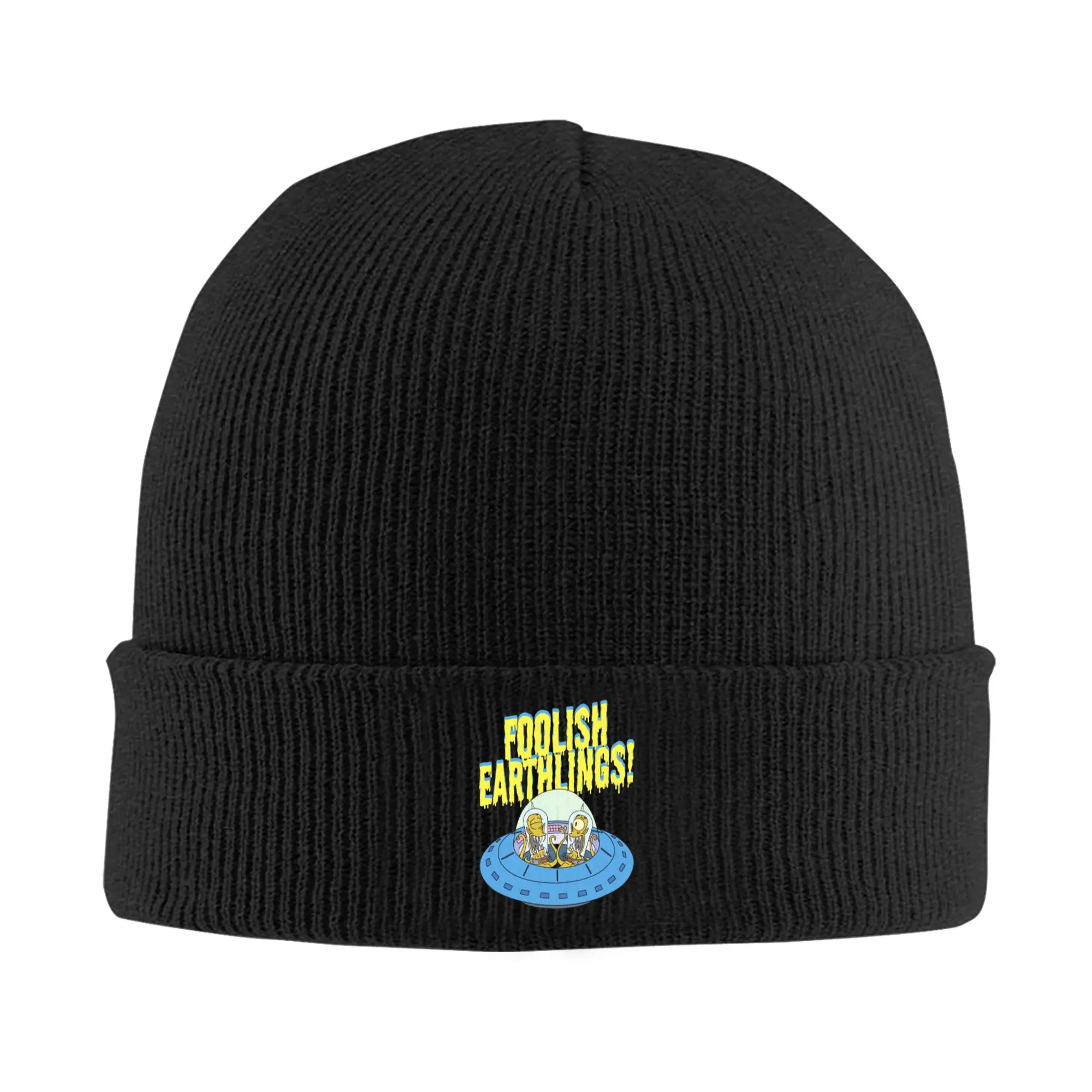 The S-simpson Kang Kodos Foolish Earthling Beanie Hats  Bonnet Hats Men Women  Autumn Winter Custom Elastic Caps