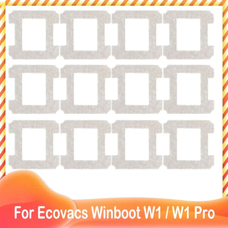 For Ecovacs Winboot W1 Pro Window Cleaner Spare Parts Mop Cloths Rag Replacement Accessories High Efficiency Best Quality sorghum truck spare parts 24v 4 61347 switch electric window switch for mercedes benz actros mega 0025456907 a0025456907