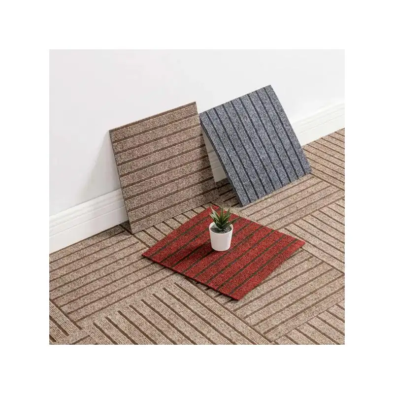 Многоразовая мягкая ковровая плитка размером 12 x 12 дюймов для пола в спальне и гостиной