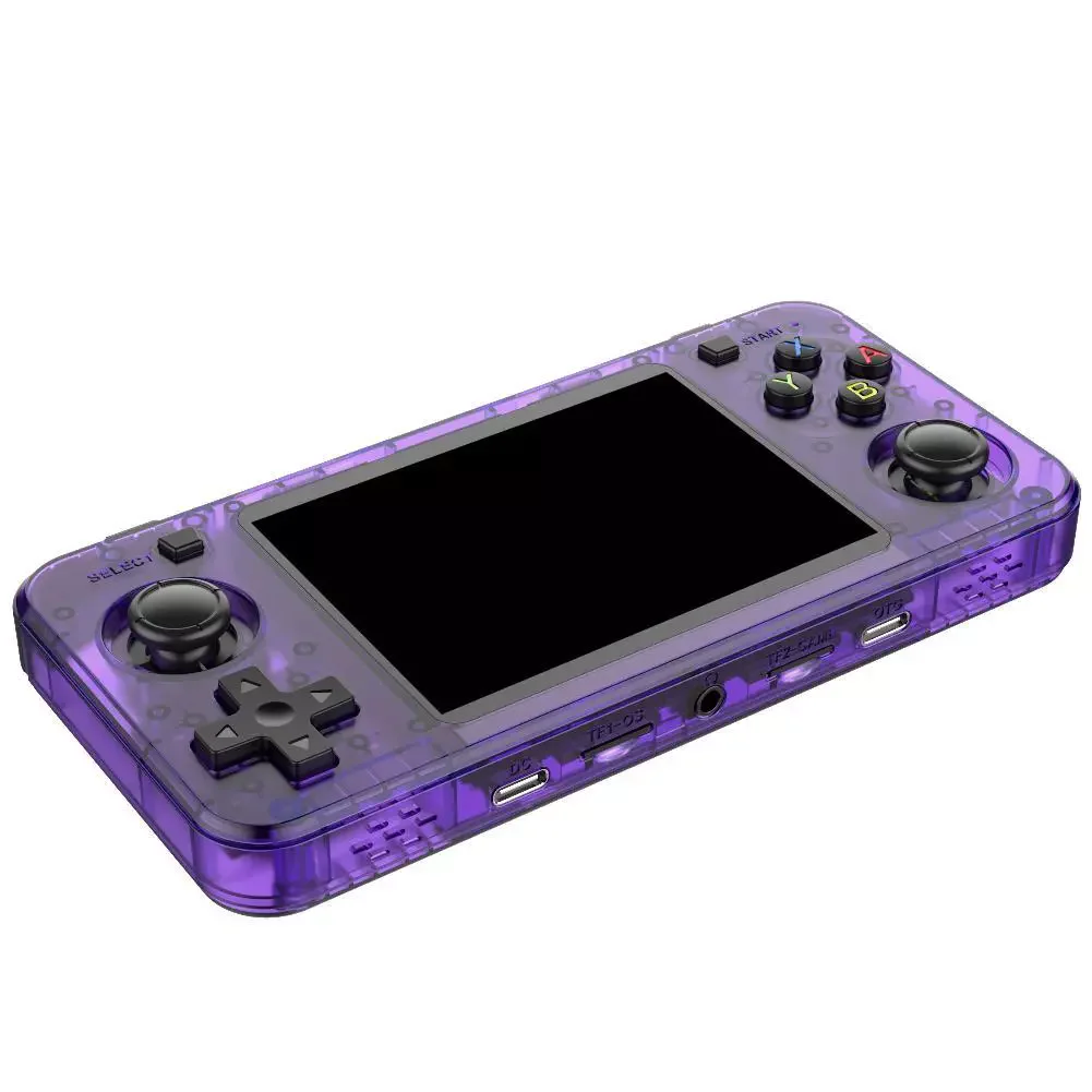 R36h console de jogos portátil tela ips de 3.5 polegadas linux rk3326 retro 64/128gb sistema linux de código aberto consoles de jogos clássicos