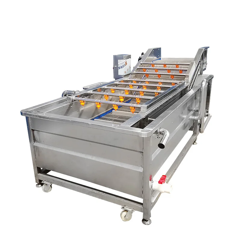 

Prefabricated vegetable processing bubble cleaning machine, spinach cabbage cleaning equipment, commercial ginger and green