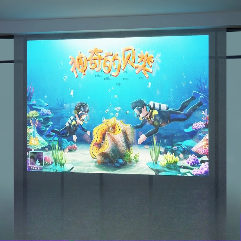Parent-child interactive projection somatosensory education, projector 3d wall projection indoor amusement equipment