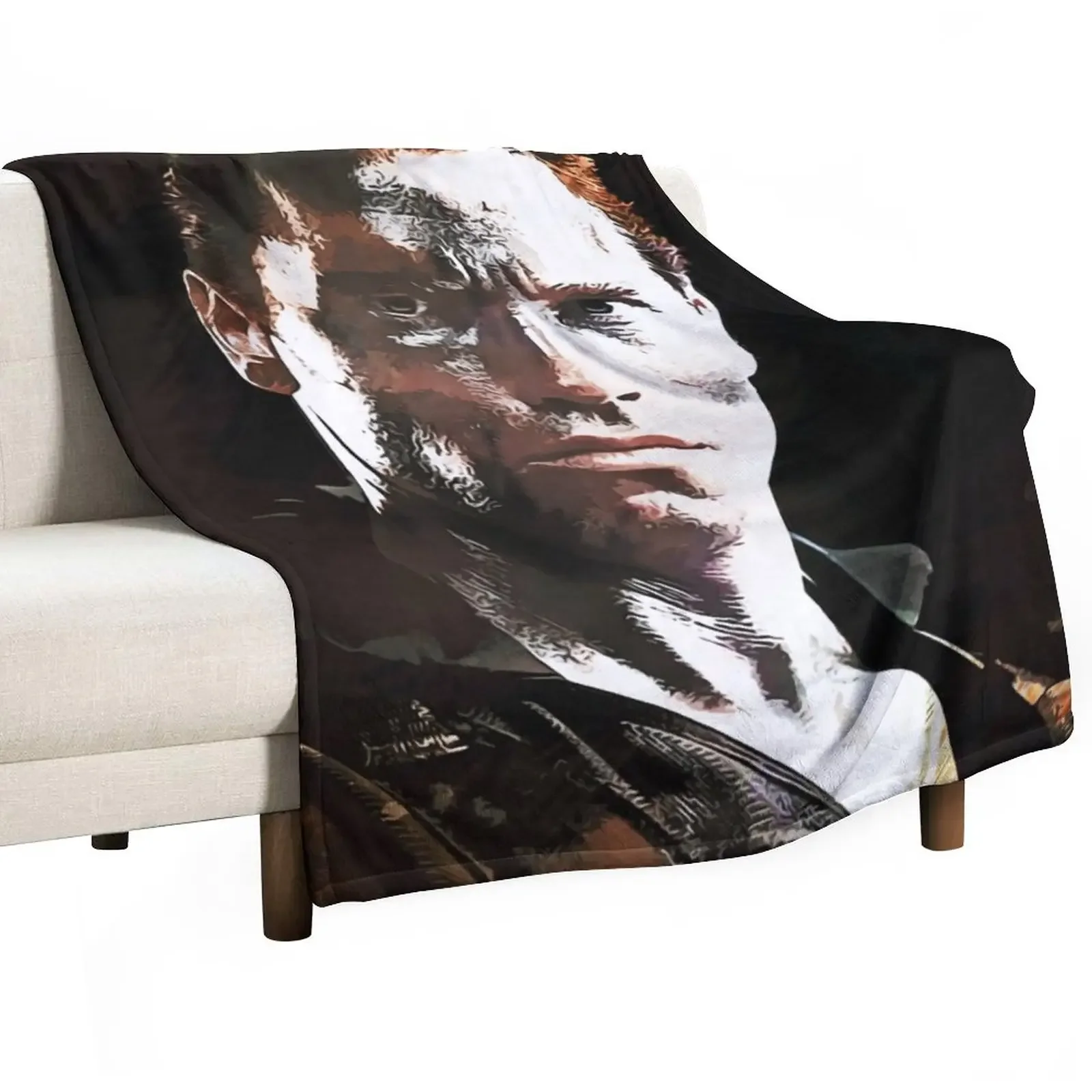 John Matrix - Arnold Schwarzenegger [COMMANDO] Throw Blanket Hairy Blankets Blanket For Sofa Blankets For Baby Soft Plaid