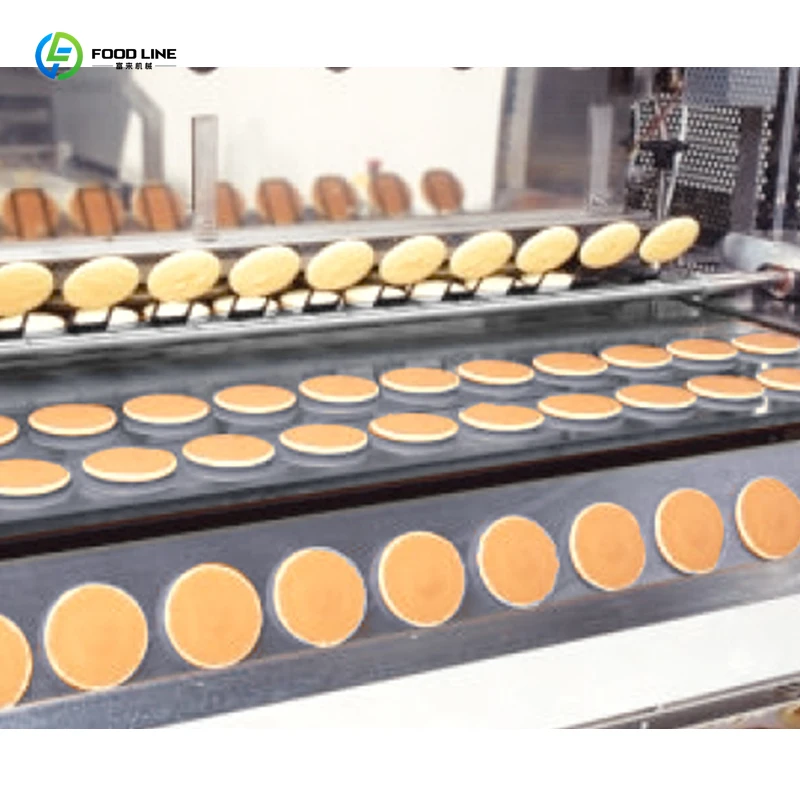 Customized New Automatic Bean Paste Cake Production Line Commercial Biscuit Equipment With Oven