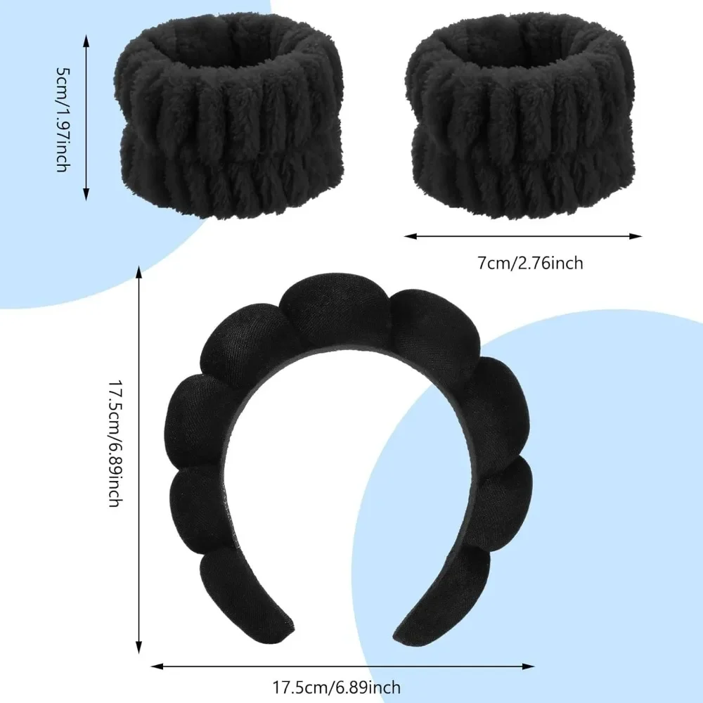European American Twist Sponge Face Washing Makeup Cloud Headbands Hair Accessories Makeup Tool Kits
