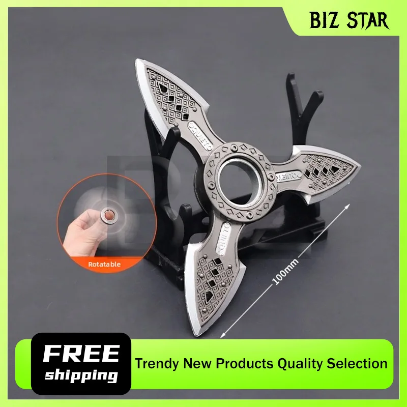10cm/3.94in APEX Game Peripherals Evil Spirits Heirlooms Spinning Darts Weapon Models Metal Crafts Ornaments Collection Displays