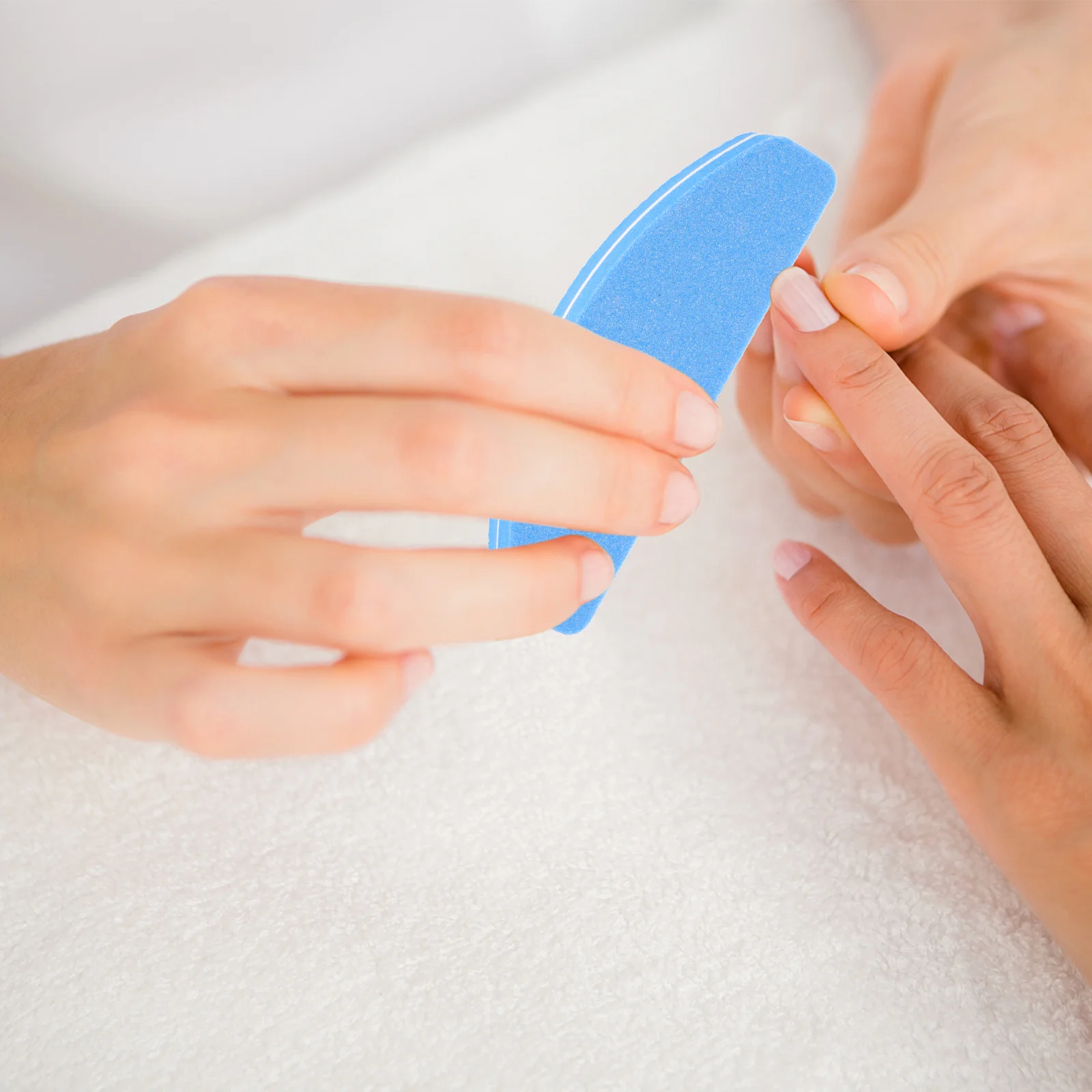 20Pcs Mini Sponge Nail Polishing Strips Professional Grooming Tools Acrylic Nails False Tips Long Service Life Easy Carry