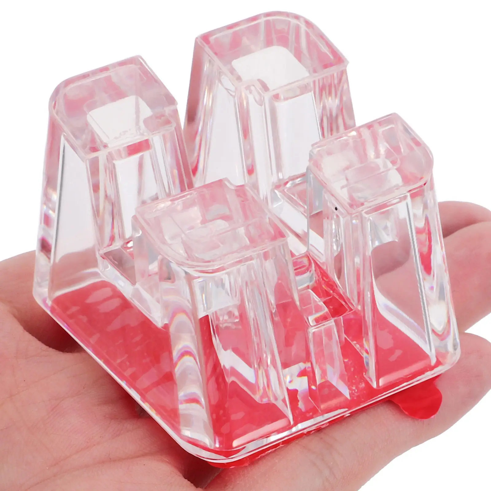 Clear Acrylic Mobile Phone Holder Antitheft Display Stand Transparent Smartphone Dock for Shop Office Desktop Use