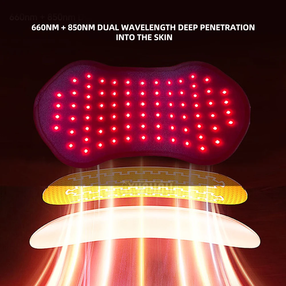 Wireless Charging Red Light Belt Portable Home Cross-Border Red Light Therapy Belt