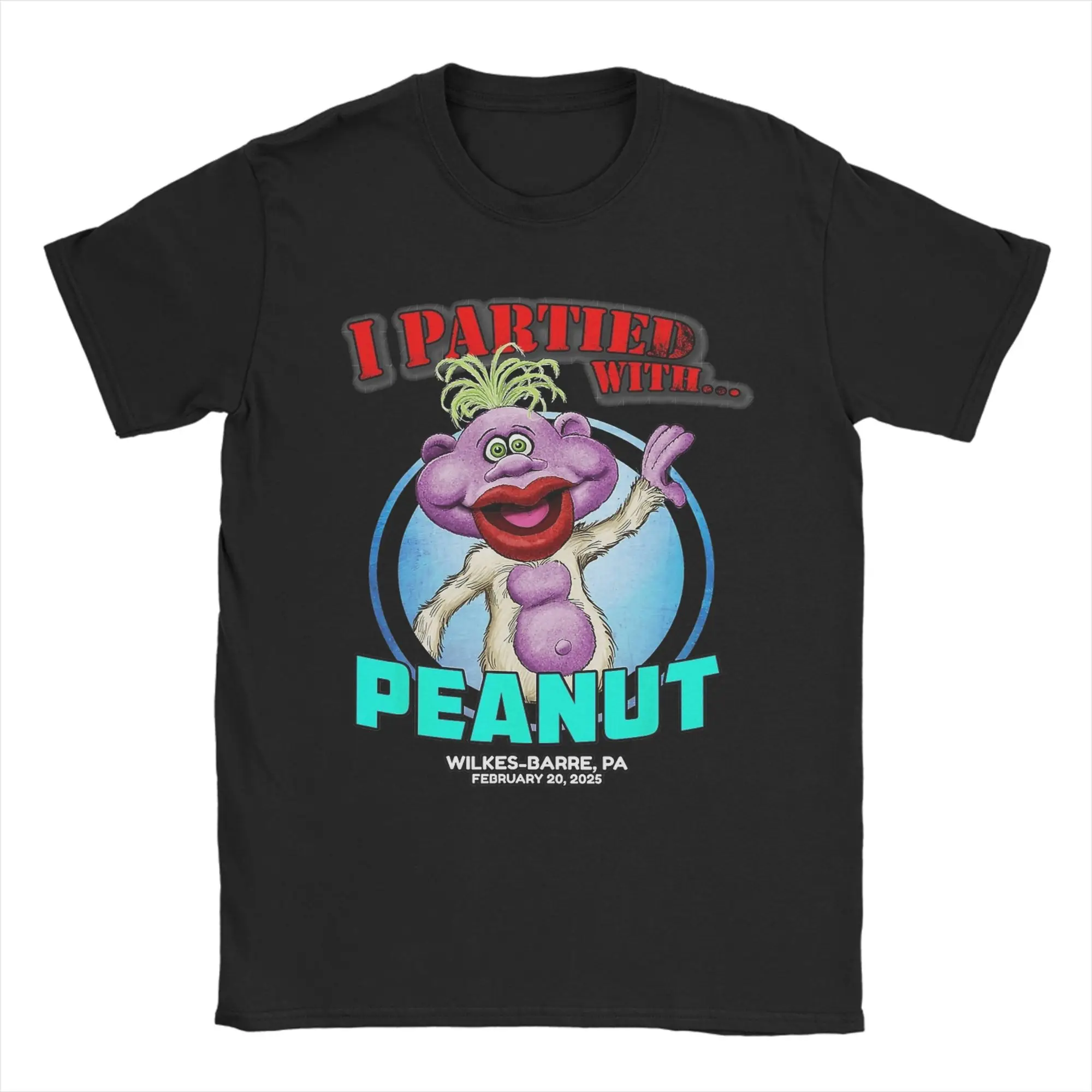 

Mens T-Shirt Peanut Wilkes Barre J-Jeffs Dunhams T-Shirts Harajuku Summer Tee Shirt Awesome Print Pure Cotton Tops Gift