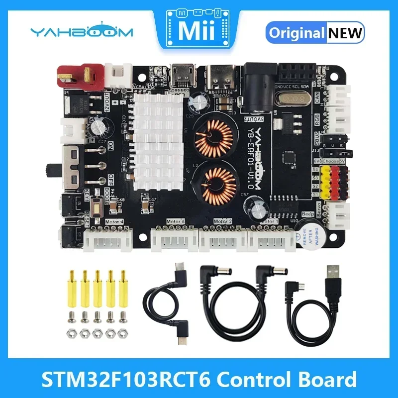 Carte de commande de robot Yahboom Ros Ros2, Stm32f103rct6 Imu, Raspberry Pi Jetson Robtiendra cs