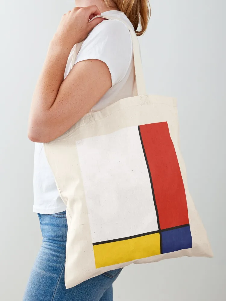 

Mondrian Style Abstract Art Tote Bag shopping bag logo tote bag custom Custom tote women