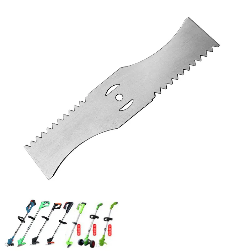 Arc Shaped Toothed Blade 15cm Universal Fit for Small Lithium Battery Lawn Mowers Trimmers Garden Cutting Machine Accessories