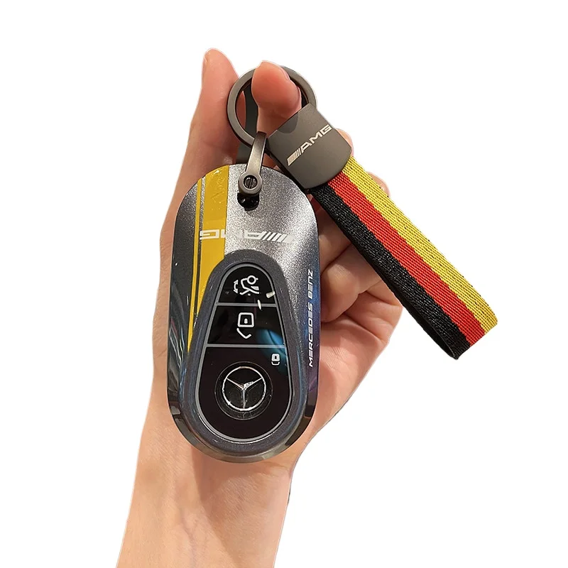 ABS Mercedes Benz Keycase New C200L/C260L/E300L GLC Package CLE Shell EQS/EQE Track Edition Buckle 25 Models MIE