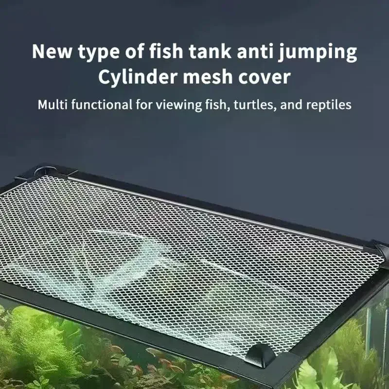 Aquarium Fish Jumping - Duurzame magnetische dekselafdekking voor aquariums, doe-het-zelf,