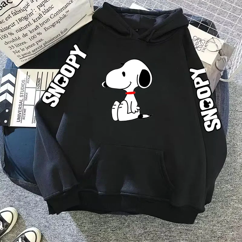 Cartoon Snoopies Hoodie Y2k Hoodies Women\'s Sweatshirts Long Sleeve Autumn Woman Clothing Hoodies Y2k Sweatshirt Hooded Shirt