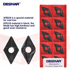 DESKAR 100% Original DNMA150408 LF3018 DNMG150608-PM LF9118 External Turning Tools Blade CNC Lathe Cutter Cutting Carbide Insert