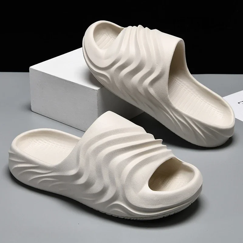 

Шлепанцы шаговые мужская верхняя одежда лето 2024 новая Нескользящая и износостойкая Корейская версия