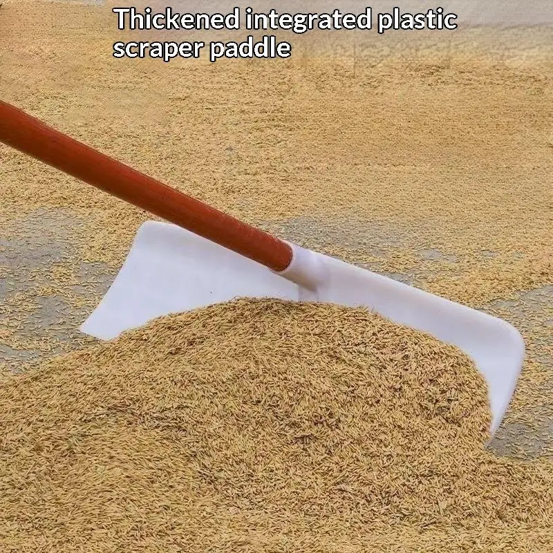 Winter Snow Removal Scraper Sturdy Long Handle Plastic Shovel Scratch Resistant for Auto Windshield Driveway Cleaning