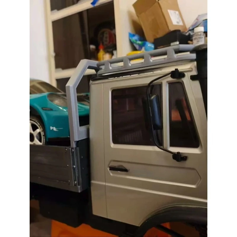 3D Printed Rear Roll Cage Roll Bar for CROSSRC EMO XXL 1/6 Scale RC Crawler, No-Drill Bolt-On Bed Cage Upgrade Accessories