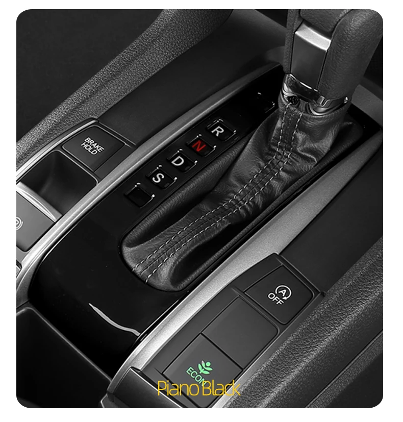 Für HONDA 2016 2017 2018 2019 2020 2021 10. Generation CIVIC SEDAN HATCHBACK AT Schaltgetriebe Dekorativer Aufkleber Innenraumzubehör – Detail 5