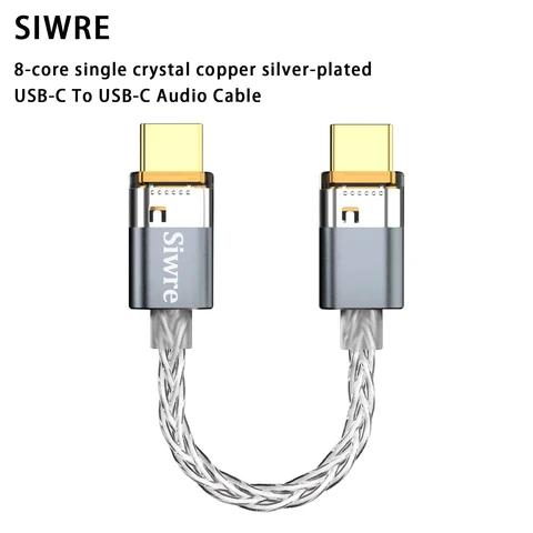 SIWRE OT1 Type-c To Type-c Audio Cable For Dongle DAC Portable…