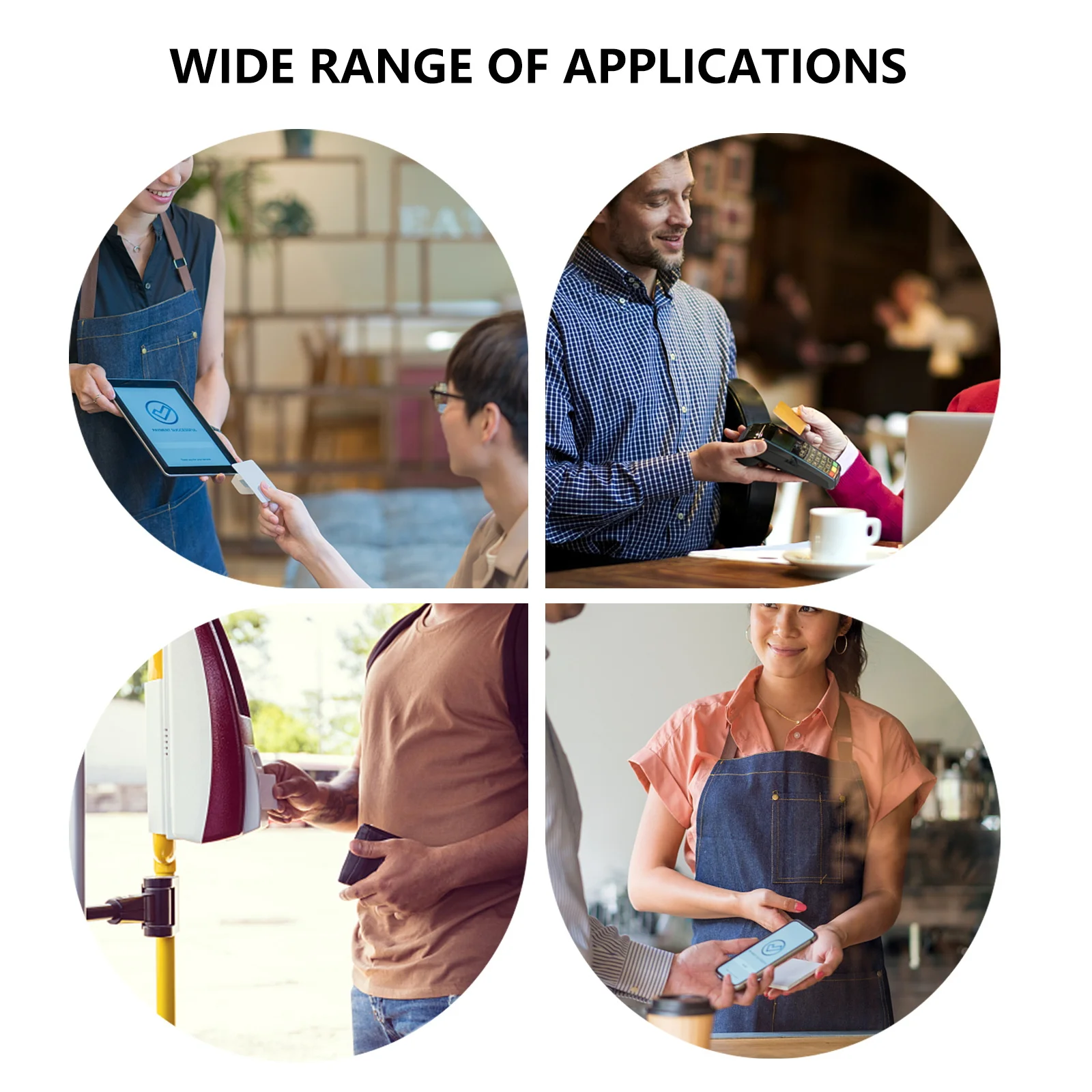 5 шт. пустые теги для карт NFC, многоразовые чипы с глянцевой отделкой, совместимые со всеми телефонами NFC для электронных этикеток и