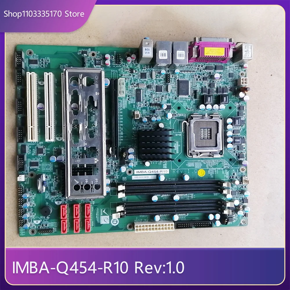 For IEI Industrial Computer Equipment Motherboard IMBA-Q454-R10 Rev:1.0