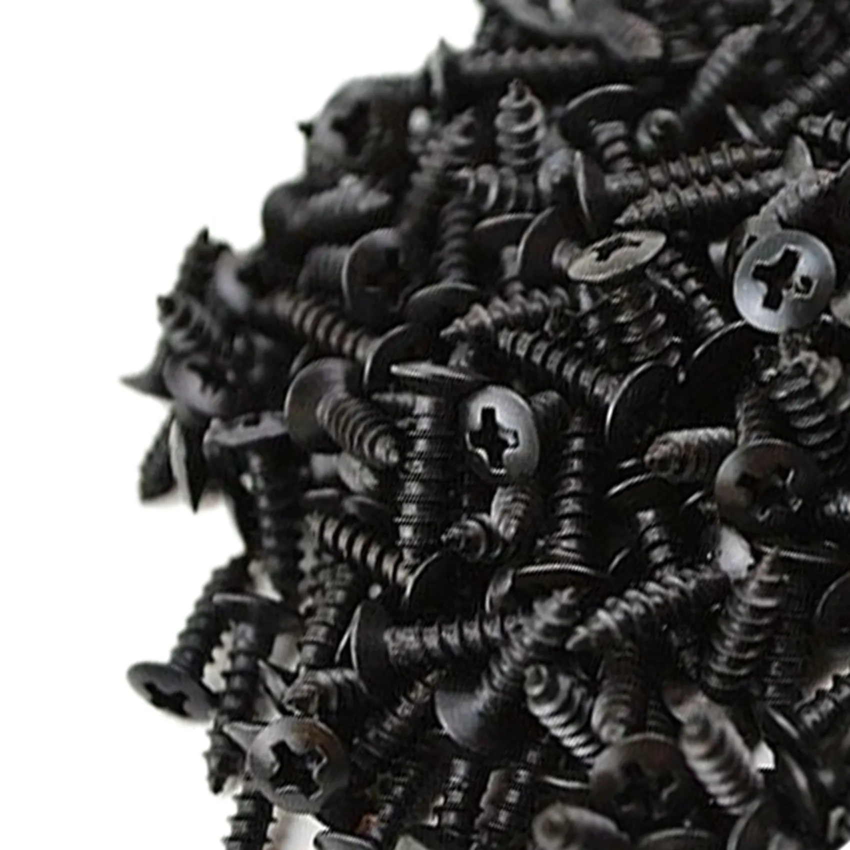 ABUE-300Pcs Black Guitar Pickguard Screws For Fender /Tele Electric Guitar Bass