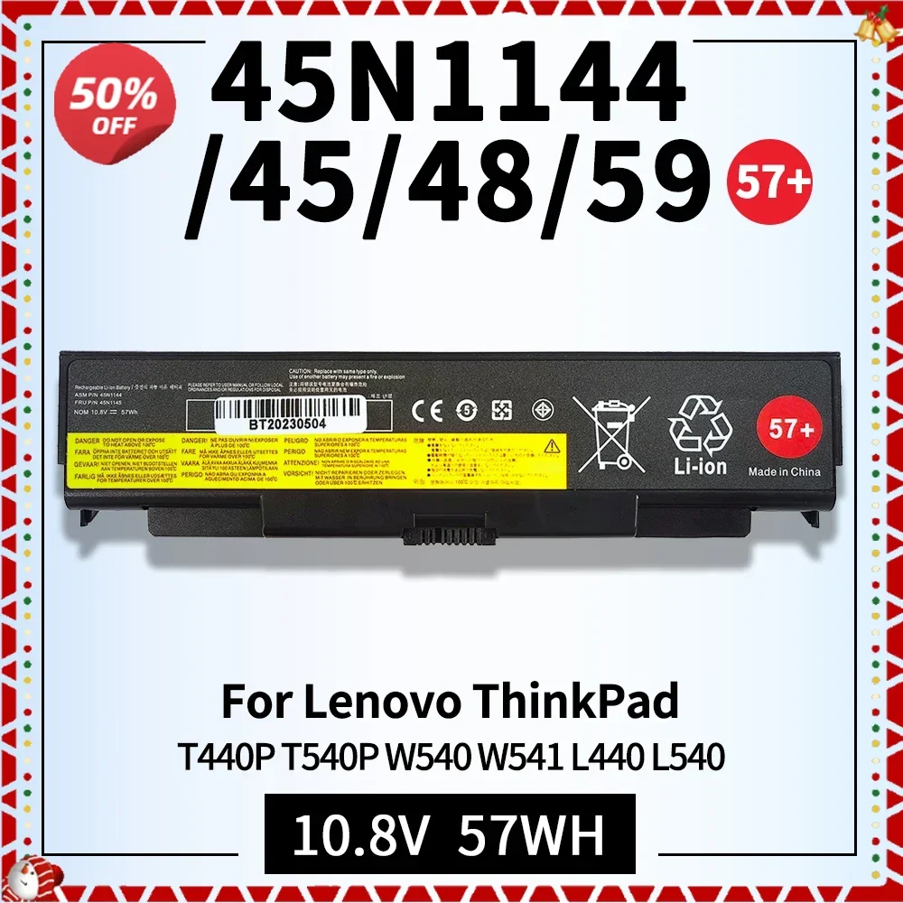 

45N1144 45N1145 Laptop Battery for Lenovo ThinkPad L540 L440 T440P T540P W540 W541 445N1152 45N1148 45N1150 45N1160 57+ 57Wh