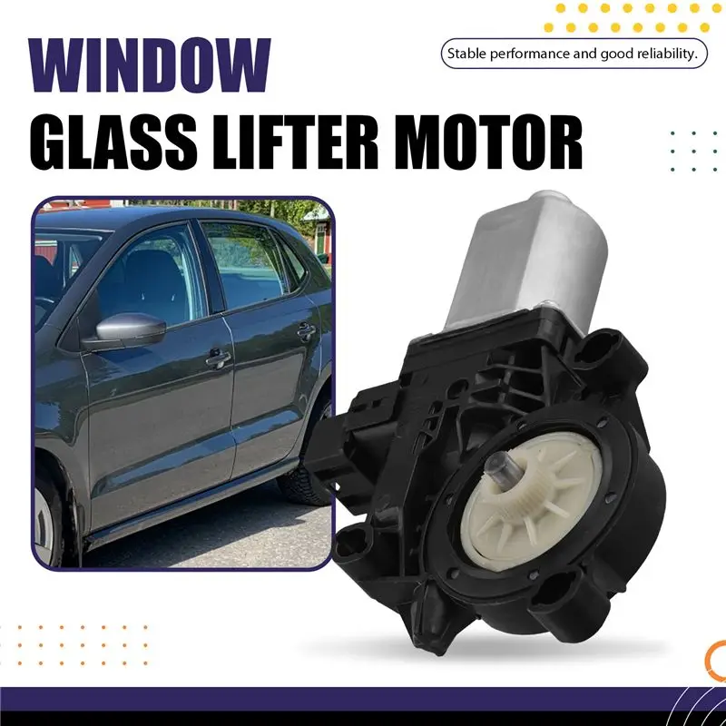 Reliable For VW POLO 2011-2018 Car Window Lift Motor Glass Lifter Motor 6R0959801 Front Left