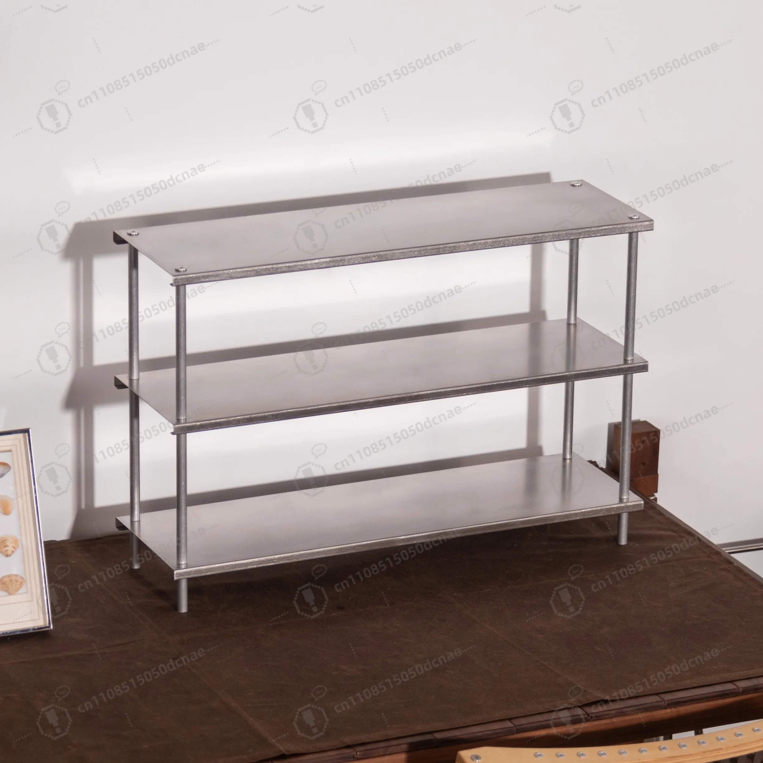 

[New] Qili cup holder, storage rack, all-metal stainless steel desktop, making auspicious home furnishing