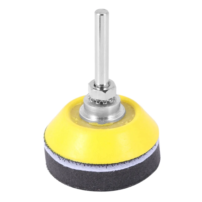 Discos de lixa com disco de lixadeira, 80-3000 Grit Paper, 1 "Abrasive Polish Pad, Plate + 1/4" Haste, 50mm, 2 ", Hot, 1000pcs