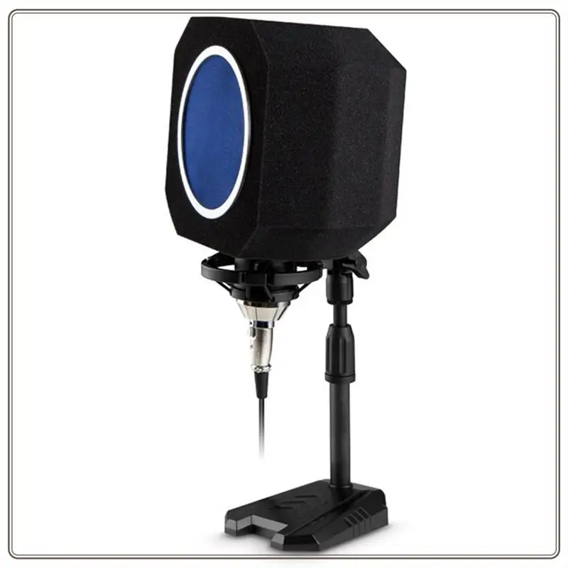 غطاء إسفنجي للميكروفون ذو سعة موثوقة، ميكروفون صوتي، شاشة رياح، غطاء صوت محمول مضاد للصوت، سعة