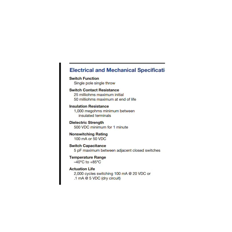 مفتاح تراجع 209-6LPST ، 6 مواقع ، نوع زر ، تدفق ، من من من من من الخارج ، مباشر CT ، كود 6 P ، مستورد ، 1 قطعة
