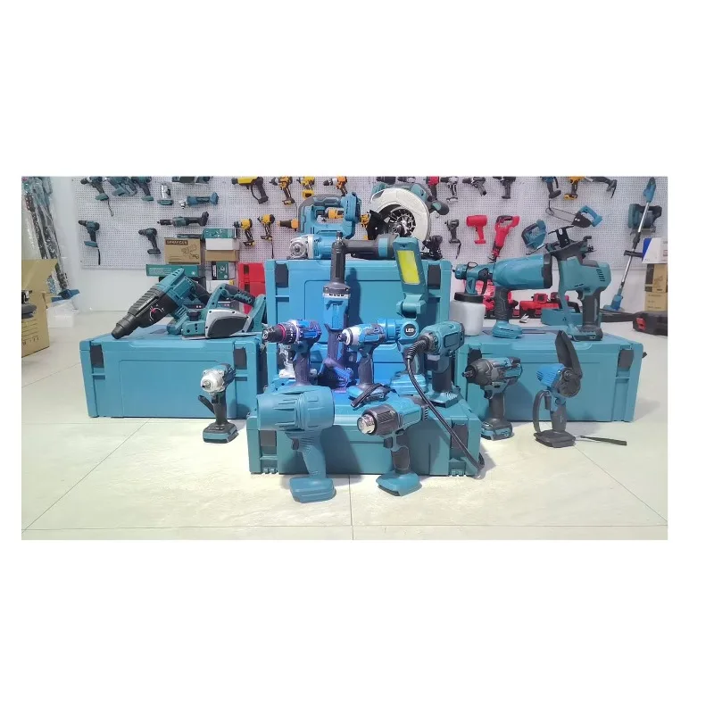 Lithium battery tools multi-functional three or four-piece set of tools, construction site production workshop power tools