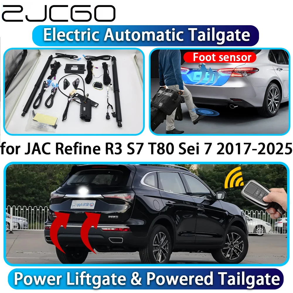 

ZJCGO for JAC Refine R3 S7 T80 Sei 7 2017-2025 OEM Automatic Power Liftgate Powered Tailgate Intelligent System Trunk Lift Kit