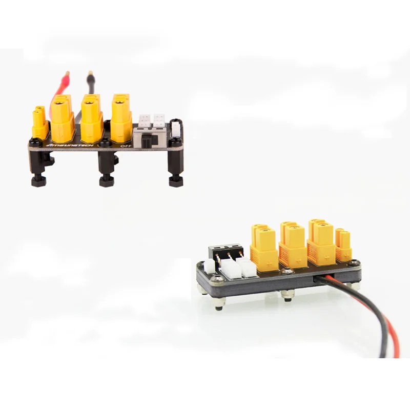 1PCS XT60 XT30 Plug Power Distribution Board Multi Output Socket for RC Multi-Rotor Drone Night Navigation Light Connector Parts
