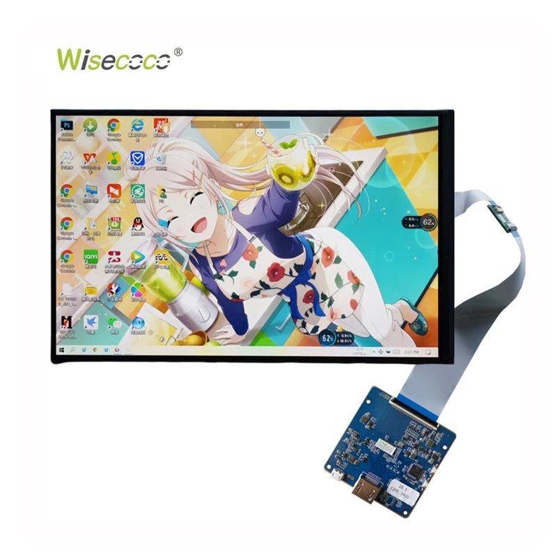 Wisecoco 10.1 Inch 1200*1920 Ips Lcd Display Screen High Resolution Panel 101Inch TFT Lcd Module with Controller Board