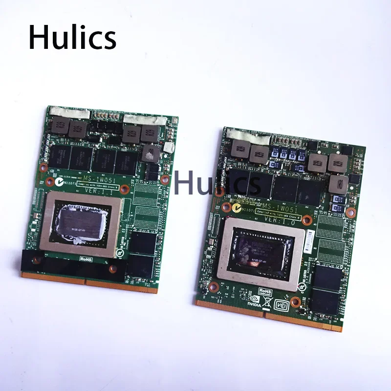 Hulics GTX570M GTX 570M N12E-GT-A1 Video Graphics Card For MSI 16F1 16F2 1761 GT60 GT70 GT683 GT680 GX680 GT780 GX780 GT660