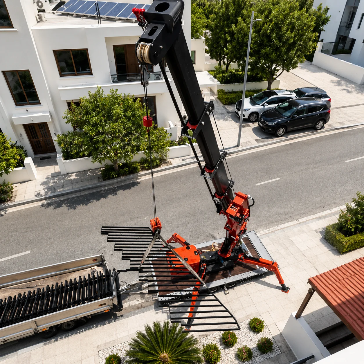 Spider Crane Electric Diesel 3t 3 Ton Remote Control Lift EPA CE Euro 5 EPA Mini Spider Crawler Crane Spider