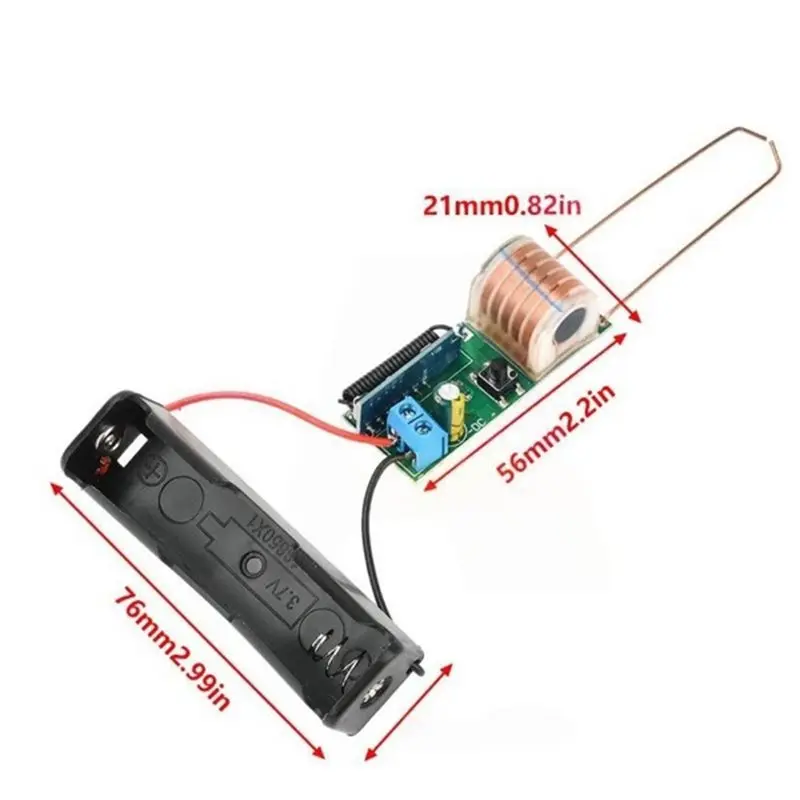 X16A NEW-Remote Control Compatible DC 3.7V Arc Igniter High Voltage Module Arc Igniter Lighter High Voltage Generator Booster