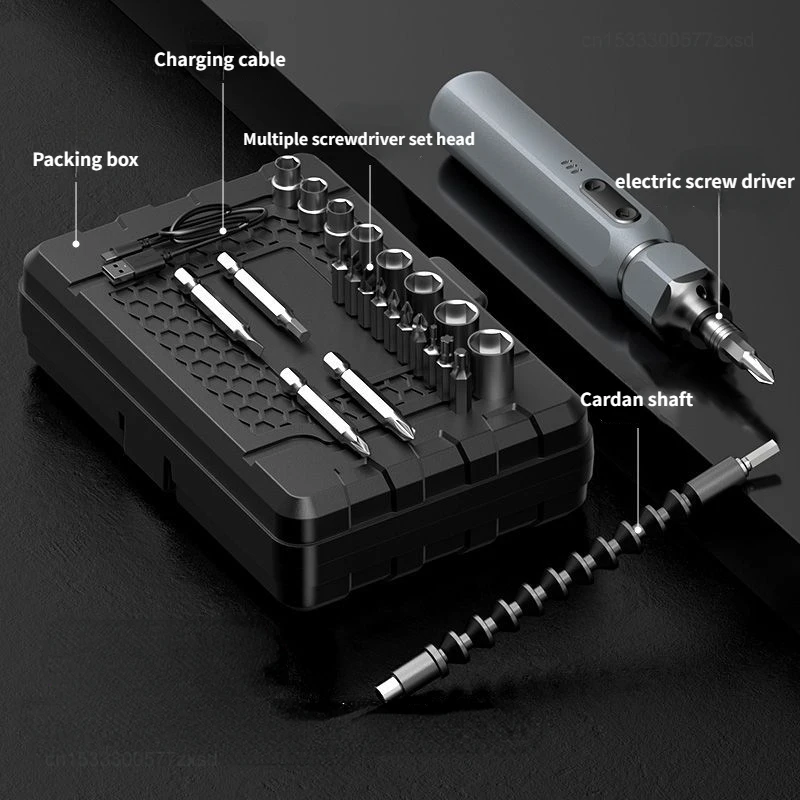 Xiaomi-Tournevis électrique LAIDE, tournevis électrique, batterie au lithium aste, lumière LED, entretien ménager, réparation