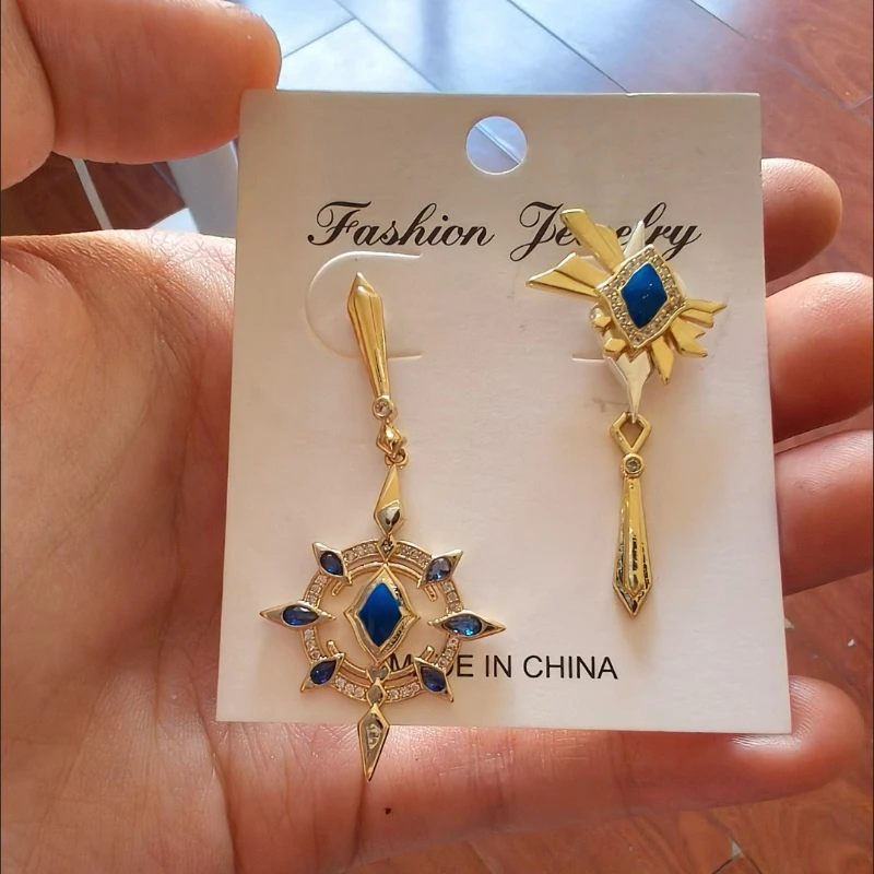 Honkai:Star Rail Sunday Wing Cosplay Coser Earrings For Women Dangle Earrings Fashion Ear Party Jewelry Gift New Design