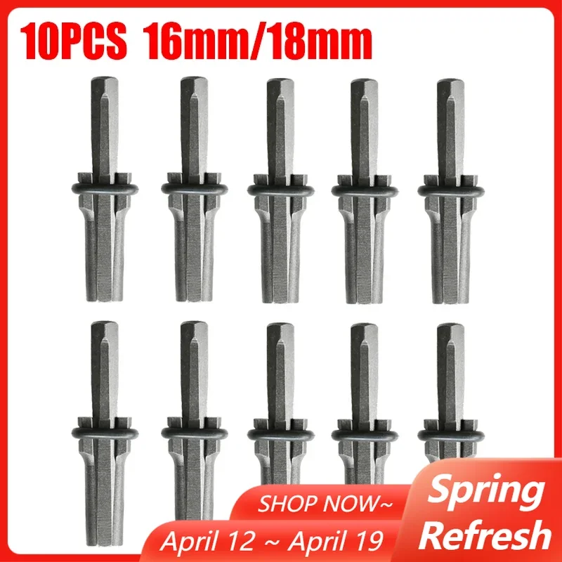 

10PCS/Set 16mm/18mm Stone Splitting Tools Separation Tool Wedges Stone Set Feather Shims Concrete Rock Marble Hand DIY and Tools