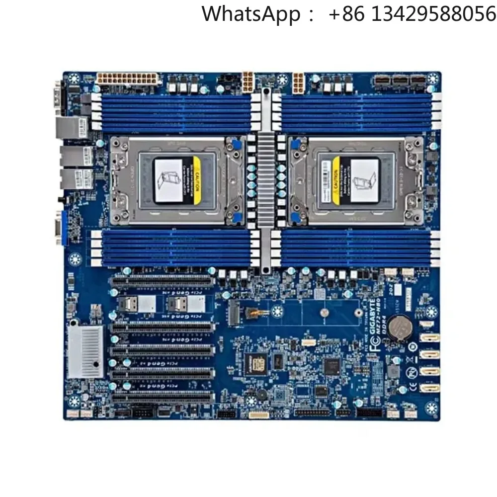 MZ72-HB0 supports EPYC 7H12/7R32/7B13/7763/773X processor server main board