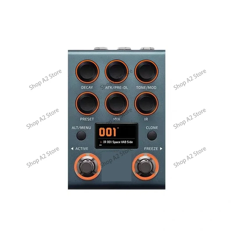 NC-200  Digital Reverberation Electric Guitar IR XR Low Latency 32-bit SingleBlock Effect Bass Delay Simulation