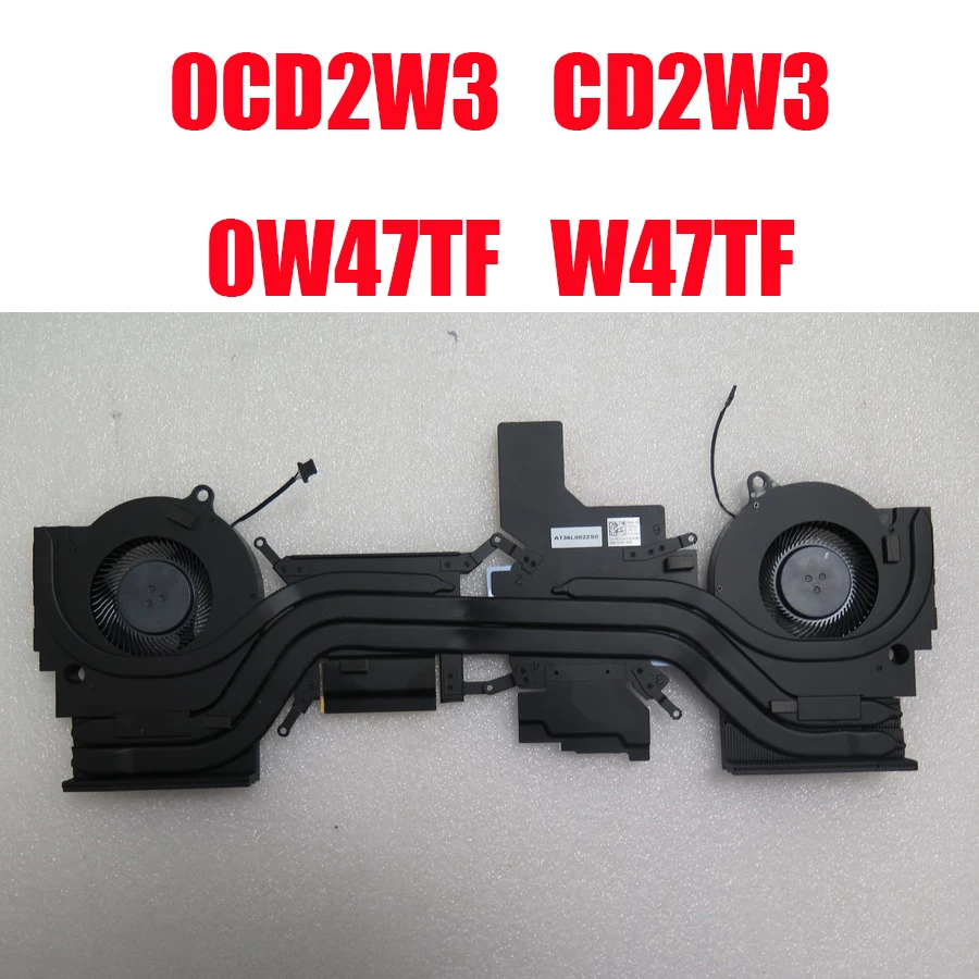 

Heatsink&Fan For DELL G15 5511 0CD2W3 CD2W3 AT36L002ZS0 For RTX 3060 Graphics 0W47TF W47TF AT3K5001ZCL For GTX 3050 Graphics New