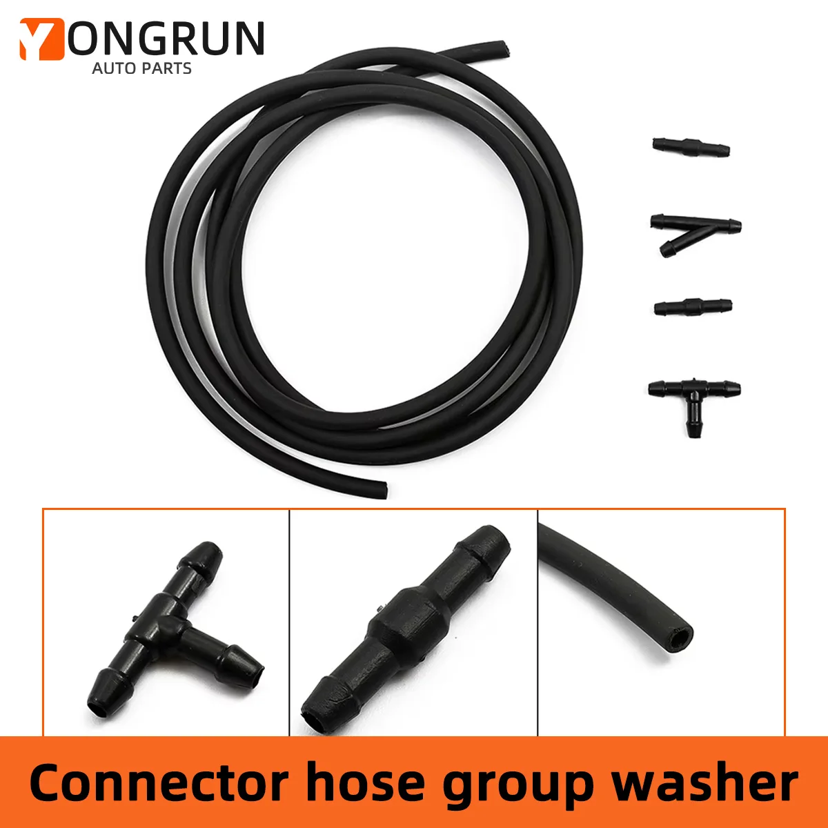 Universal Auto Auto Scheibenwaschschlauch Wischerblatt Rohr Jet Spray Düse Wasser Flüssigkeit Rohr Joiner Stecker Ersatz Kit